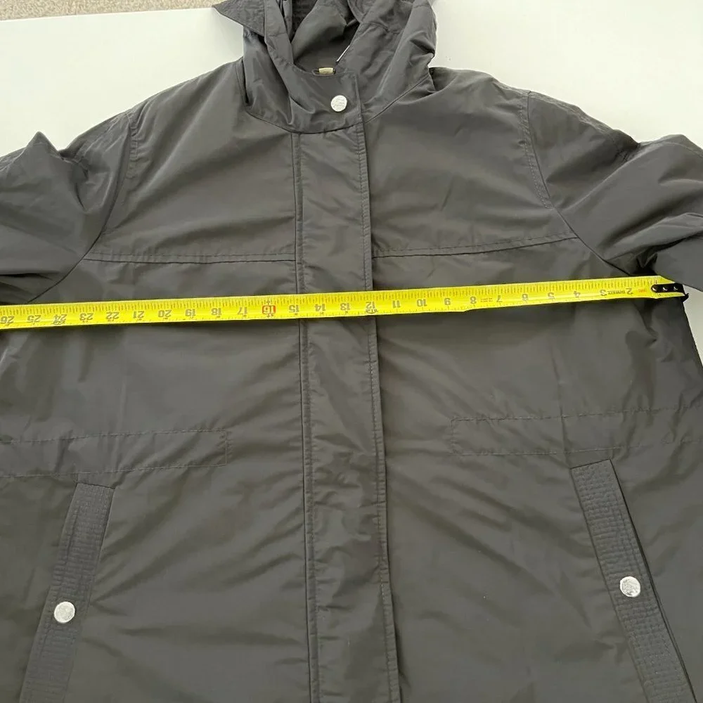 BURBERRY Portobello Women's Parka Hooded Jacket - 10 US Dark Olive - Picture 6 of 16